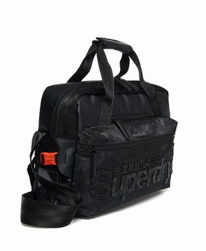 Superdry Freeloader Laptop Férfi Táska Fekete/Camo | FDYAQ5817